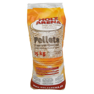 Holzarena Pellets Sackware auf Palette
